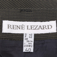René Lezard Costume avec motif diamant