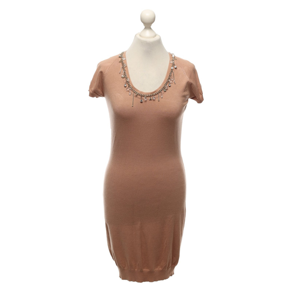 Elisabetta Franchi Robe en Jersey en Beige