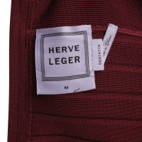 Hervé Léger Dress in dark red
