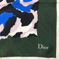 Christian Dior Foulard en soie avec motif