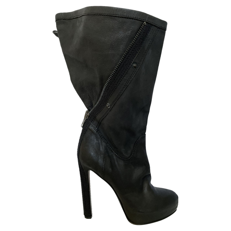 Haider Ackermann Boots Leather in Black