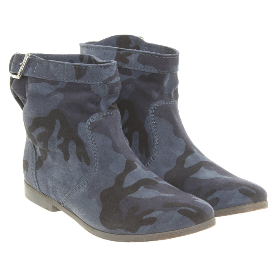 Kennel & Schmenger Ankle boots Suede in Blue