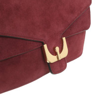 Coccinelle Ambrine Suede Crossbody aus Wildleder in Bordeaux