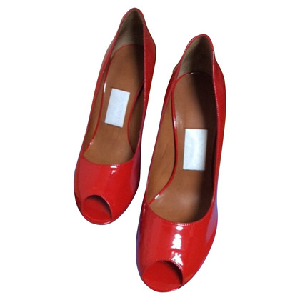 Lanvin Pumps/Peeptoes Leather in Red