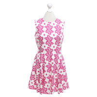 Diane Von Furstenberg Kleid in Creme/Pink