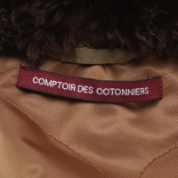 Comptoir Des Cotonniers Bomber jacket in ocher