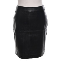 Gucci Leather skirt in black