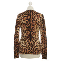 Dolce & Gabbana Cashmere sweater met animal print