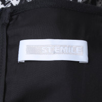 St. Emile skirt in black and white