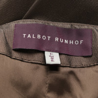 Talbot Runhof Rok in Bruin