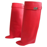 Givenchy Boots Leather in Red