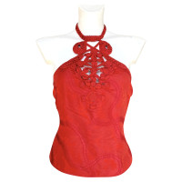 Prada Kleid aus Seide in Rot