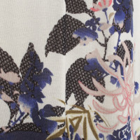 Kenzo Robe avec motif floral à la crème