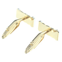 Christian Dior Gold cufflinks