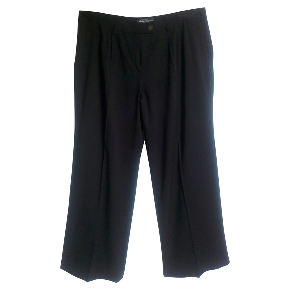 Salvatore Ferragamo trousers in black