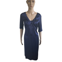 Turnover Dress Viscose in Blue