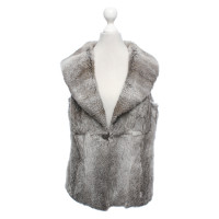 Rich & Royal Vest Fur in Grey