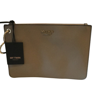 Twinset Milano Clutch Bag in Taupe