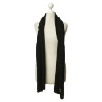 Escada Knitting scarf in black