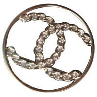 Chanel Broche Staal in Goud