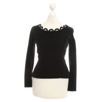 Moschino Cheap And Chic top in velluto nero
