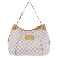 Louis Vuitton Galliera MM42 in Tela in Crema