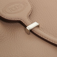 Tod's Handtasche aus Leder in Beige