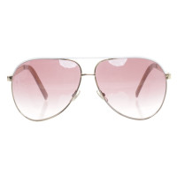 Gucci Aviator zonnebril goud/paars