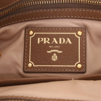 Prada Handtasche aus Leder in Braun