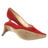 Kennel & Schmenger Pumps/Peeptoes en Cuir en Rouge