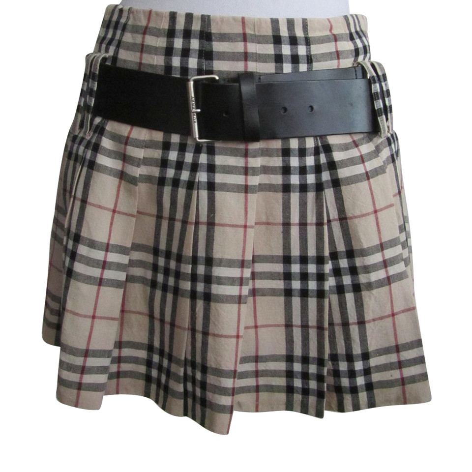 Burberry linen skirt