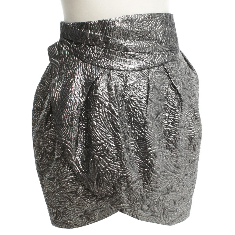 Isabel Marant For H&M Wrap-around rok met zilveren effect garen