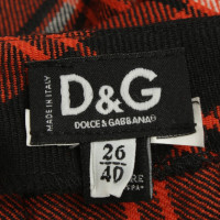 Dolce & Gabbana Jupe avec motif à carreaux