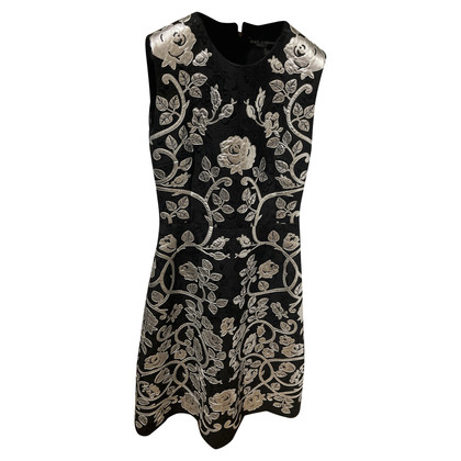 Dolce & Gabbana Robe en Coton en Noir