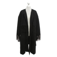 Diane Von Furstenberg Wool cape in black