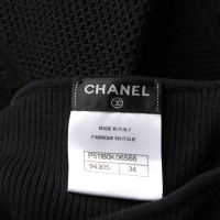 Chanel Kleid aus Baumwolle in Schwarz