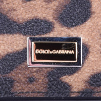 Dolce & Gabbana I-Pad Hülle mit Leopardenmuster