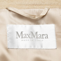 Max Mara Mantel mit Pelzbesatz