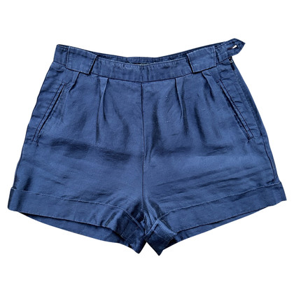 Ermanno Scervino Shorts aus Seide in Blau