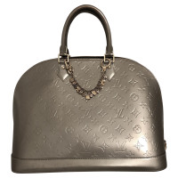 Louis Vuitton Alma GM38 Patent leather in Silvery