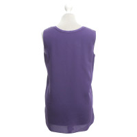 Iris Von Arnim Silk top in purple
