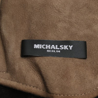 Michalsky Jacket/Coat Leather in Brown
