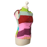 Gianni Versace Sleeveless blouse in color