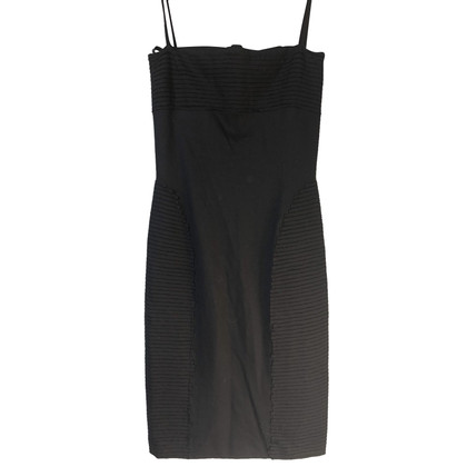 Dsquared2 Kleid aus Baumwolle in Schwarz