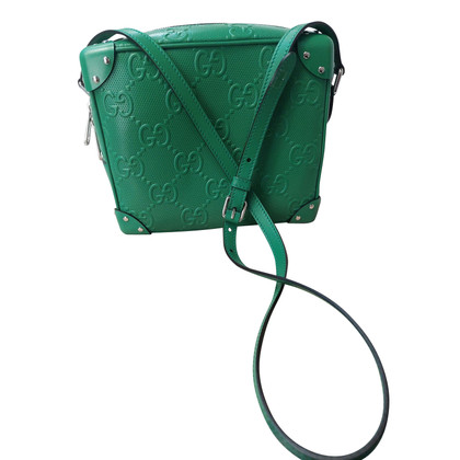 Gucci Tote Bag aus Leder in Grün