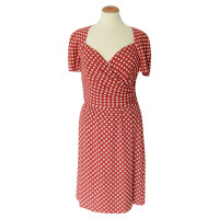 Rena Lange Rotes Kleid mit Punkten