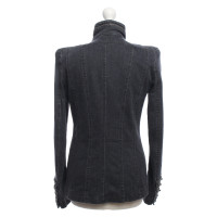 Drykorn Jacke/Mantel aus Baumwolle in Grau