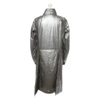 Rick Owens Giacca/Cappotto in Cotone in Argenteo
