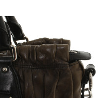 Prada Olive Leather Handbag