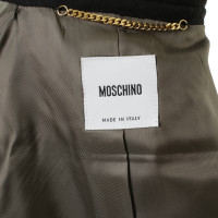 Moschino Wool Blazer with embroidery